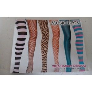 MUSIC LEGS 2016 Glossy Hosiery Catalog Magazine 280 pages!  Sexy Hot Legs Rare